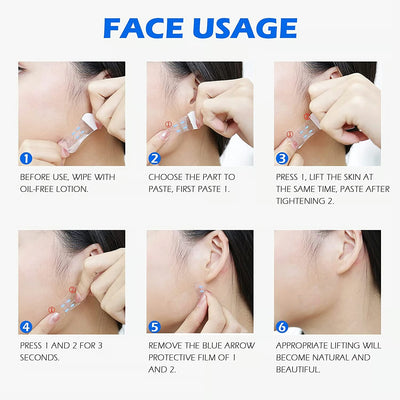 Invisible Face Lifter Tape✨Has a delicate V face
